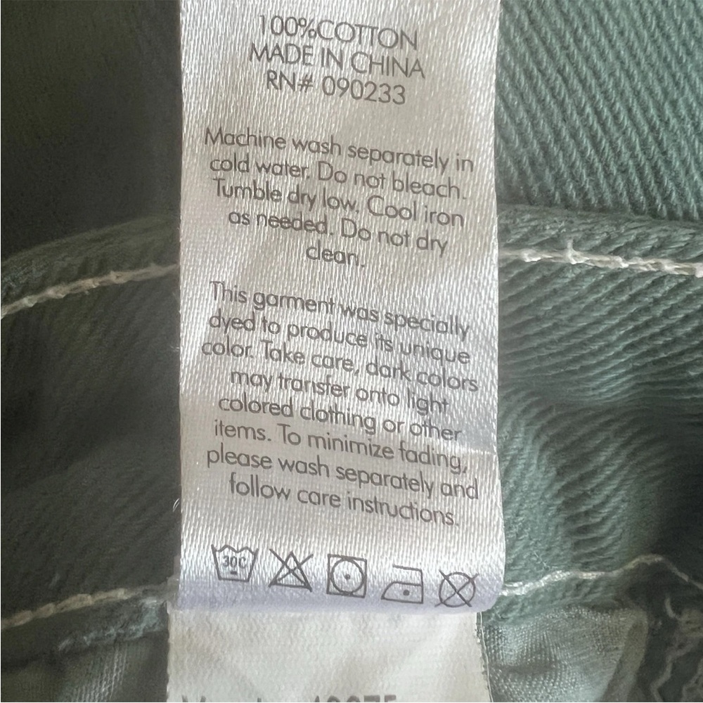 Pacsun 90s BF Carpenter Pants SZ 24 Teal Y2K Style Pockets Utility Classic - Picture 10 of 10